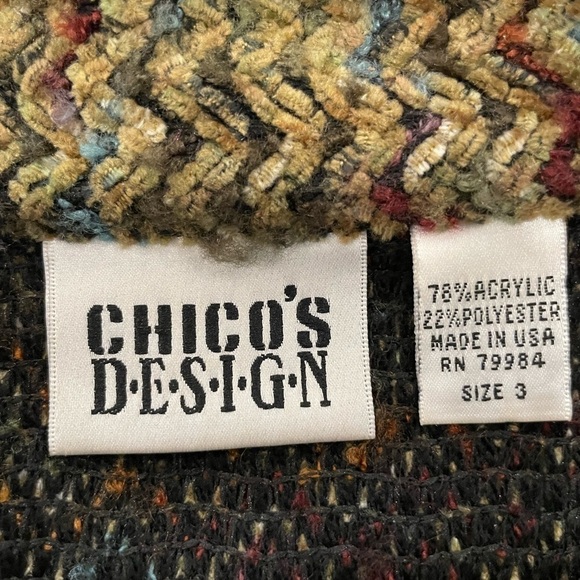 Vintage Chico’s Design Tweed Jacket, Mint Condition (Size 3) - Picture 5 of 5